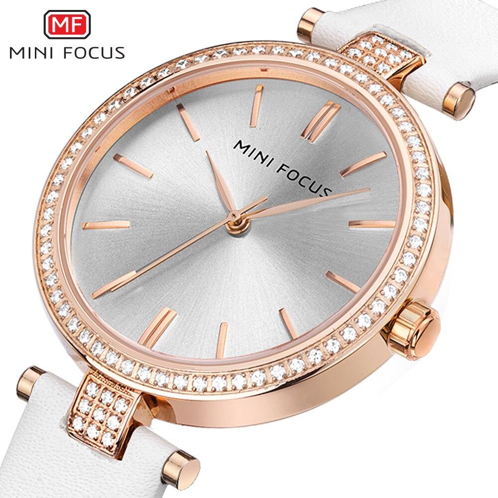 Fashion Casual Watch for Women featuring a stainless steel case and leather band, perfect for casual and formal occasions.