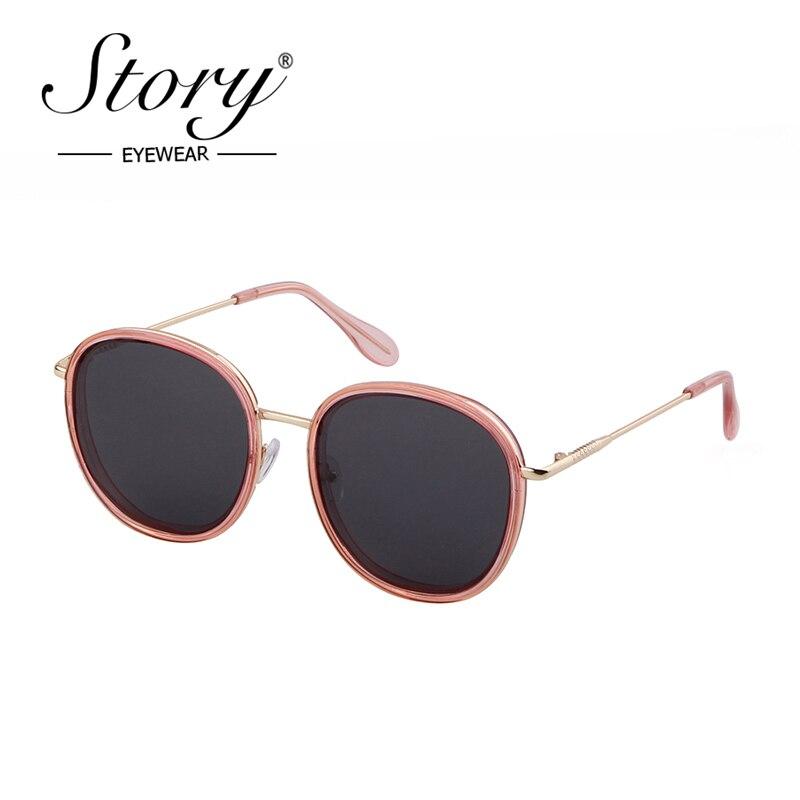 Fashion round sunglasses featuring green candy lenses and a pink frame, designed for both men and women, showcasing a luxurious and trendy style.