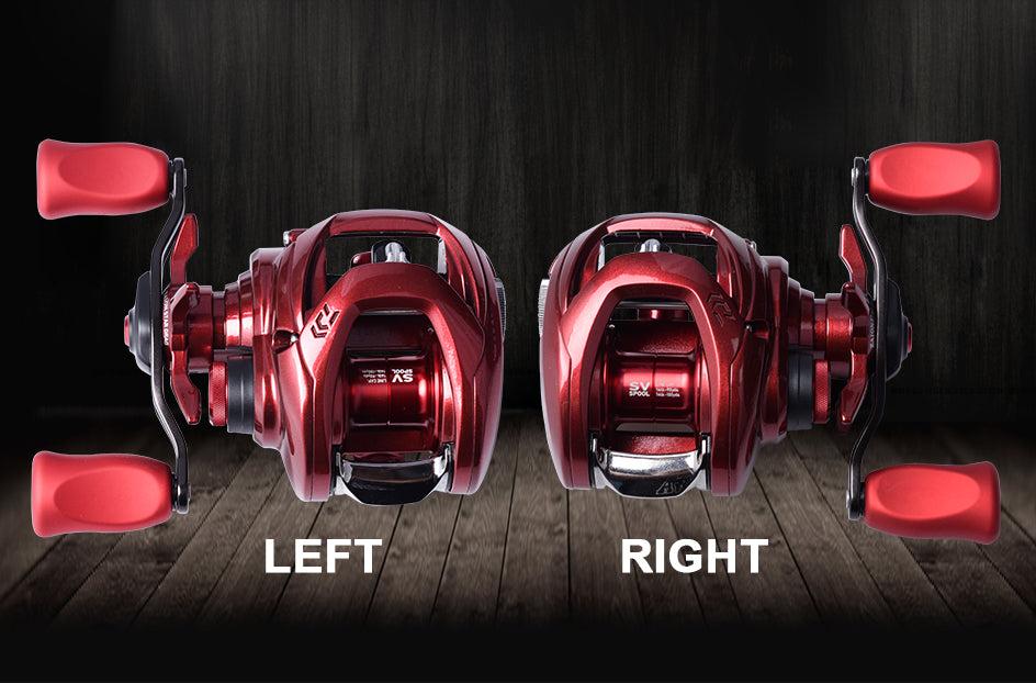 Fishing Reels 103H/103HL featuring a sleek design, 7+1BB ball bearings, and a gear ratio of 7.1:1, ideal for bait casting.