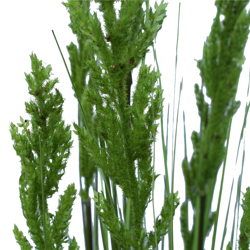 A tall 120 cm artificial Flowering Native Grass with vibrant colors, showcasing lifelike details, perfect for home decor.