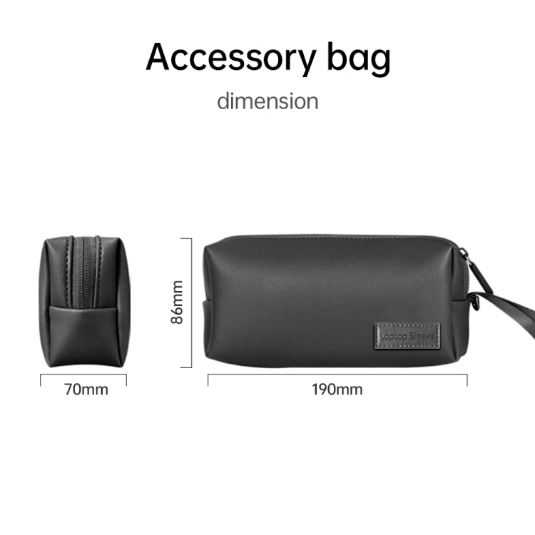 Envelope Holder Laptop Sleeve Bag for 15.4 to 16.1 inch laptops, featuring waterproof PU material and micro fleece lining.