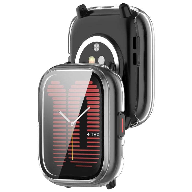 Amazfit Aactive PC Integrated Tempered Glass Watch case, showcasing its sleek design and protective features.