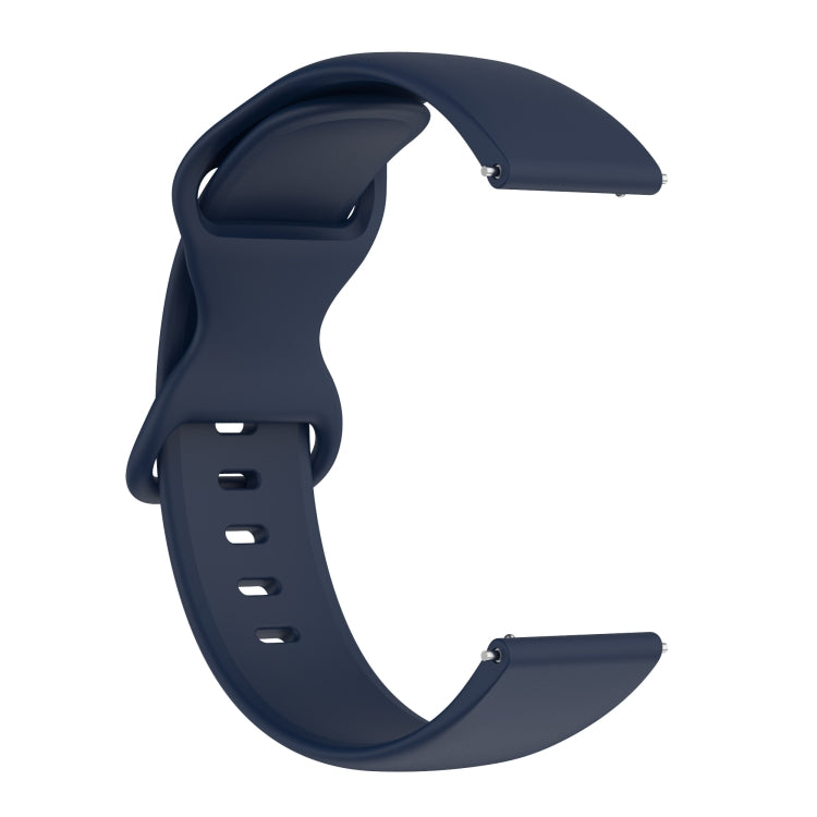 Amazfit Active S Butterfly 8-shaped Buckle Silicone Watch Strap in vibrant colors, showcasing its unique design and soft silicone material.