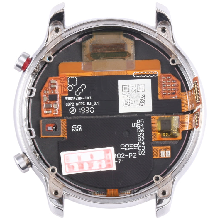 Amazfit GTR 47mm original LCD screen digitizer full assembly, showcasing the screen and touch digitizer with frame.