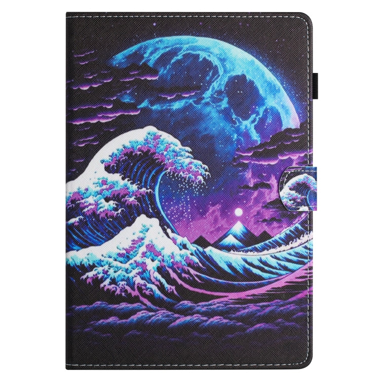 Colored Drawing Stitching Case for Amazon Kindle Fire HD 8, showcasing its stylish design and protective features.