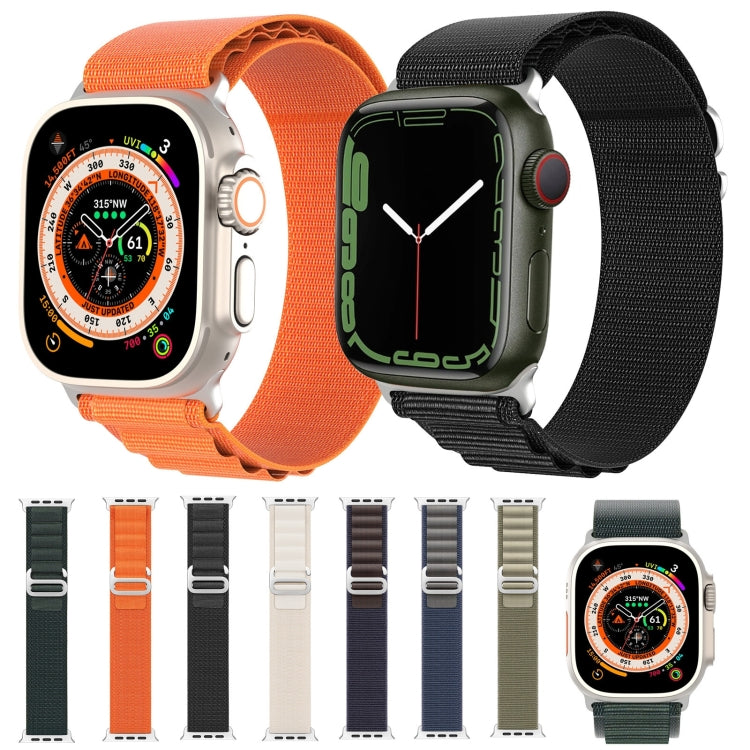 DUX DUCIS GS Series Nylon Loop Watch band for Apple Watch SE 2022, showcasing its ergonomic design and vibrant color options.