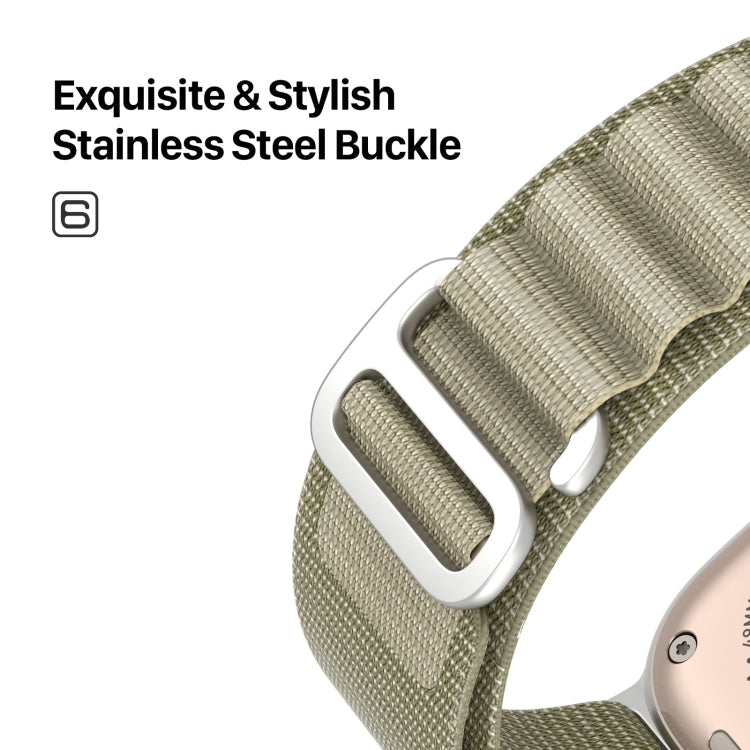 DUX DUCIS GS Series Nylon Loop Watch strap for Apple Watch SE 2023, showcasing its ergonomic design and vibrant color options.