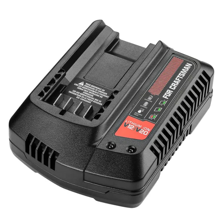 For Craftsman CMCB202 CMCB204 CMCB209 Electric Tool 20V Lithium charger with LED indicator and compact design.