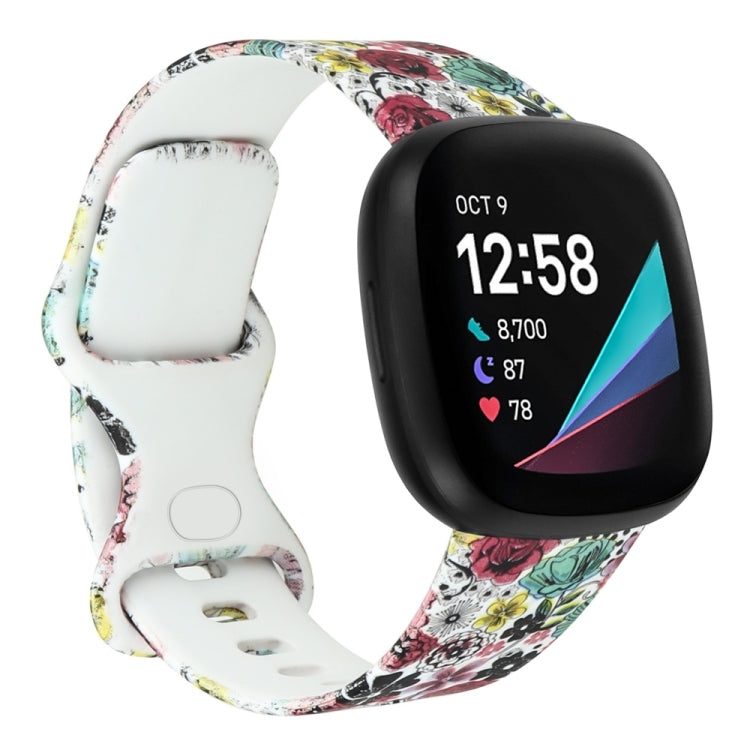 Comfortable and stylish printing watch band for Fitbit Versa 3, adjustable size and easy to assemble.