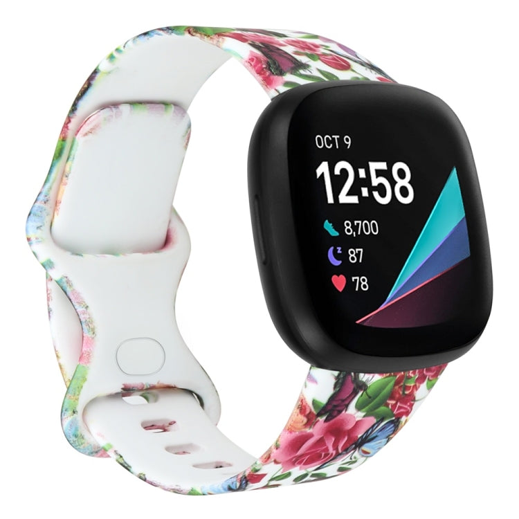 Comfortable and stylish printing watch band for Fitbit Versa 3, adjustable size and easy to assemble.