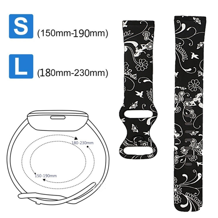 Comfortable and stylish printing watch band for Fitbit Versa 3, adjustable size and easy to assemble.