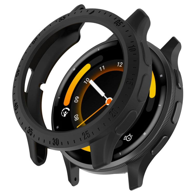 For Garmin Venu 3 TPU Armor Watch Protective case in black, showcasing its ergonomic design and lightweight material.