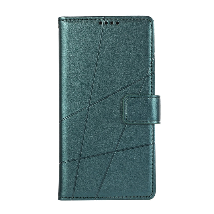 For Google Pixel 5a 5G PU leather case with embossed texture, featuring card slots and a wrist strap.