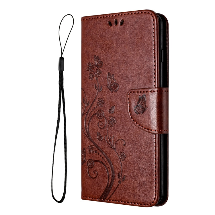 Butterfly Flower Pattern Flip Leather Phone Case for Google Pixel 8, showcasing its elegant design and functional features.