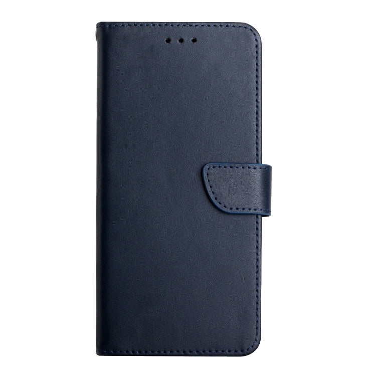 For Google Pixel 8a HT02 Genuine Leather Fingerprint-proof Flip Phone Case showcasing its elegant design and card slots.