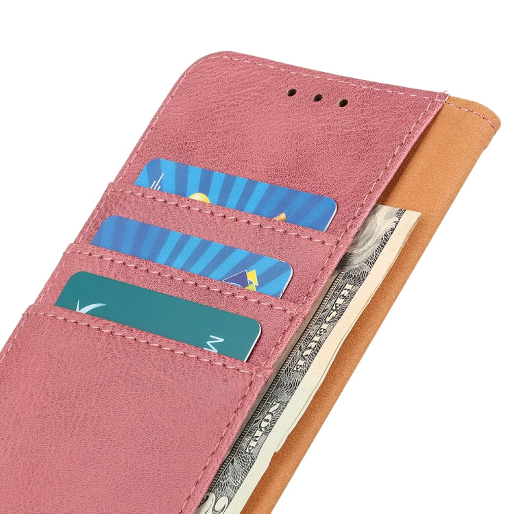 KHAZNEH Cowhide Texture Horizontal Flip Leather Case for Google Pixel 8a, showcasing premium PU leather and practical design features.