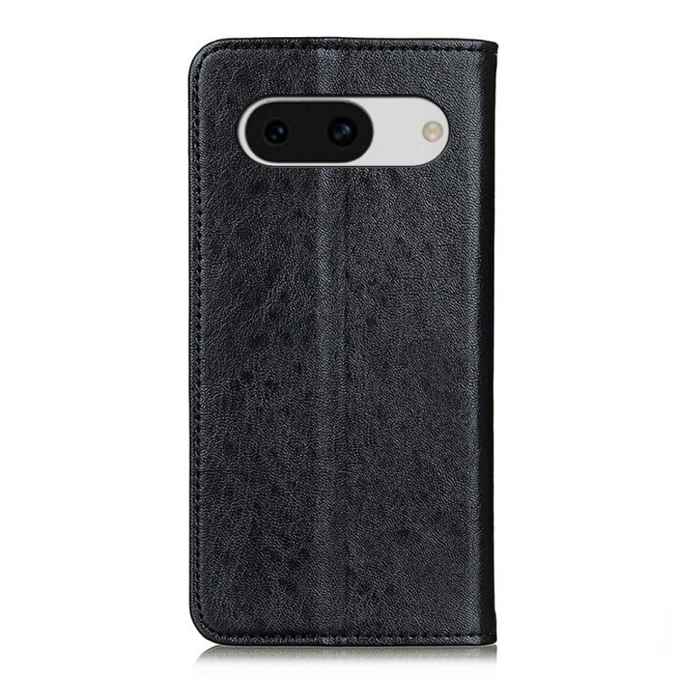 For Google Pixel 8a Magnetic Crazy Horse Texture Horizontal Flip case showcasing its elegant design and functional features.