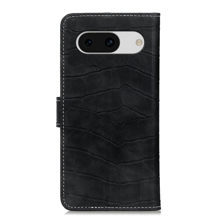 Google Pixel 8a Magnetic Crocodile Texture Leather Phone Case showcasing its elegant design and features.