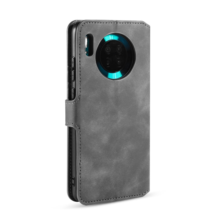 DG.MING Retro Oil Side Horizontal Flip Case for Huawei Mate 30, showcasing its stylish design and functional features.