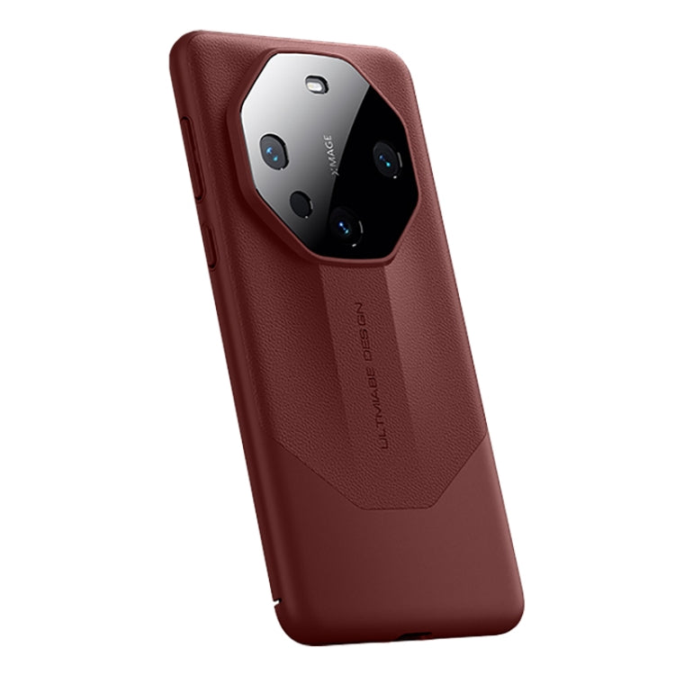 For Huawei Mate 60 Imitation Ultimate Design PC + Leather Phone Case showcasing its sleek leather and PC material.