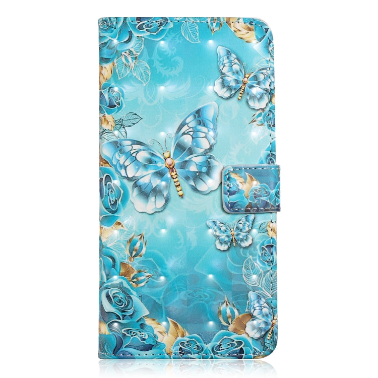 Blue oil embossed leather phone case for Huawei P20 Lite, showcasing its stylish design and durable material.