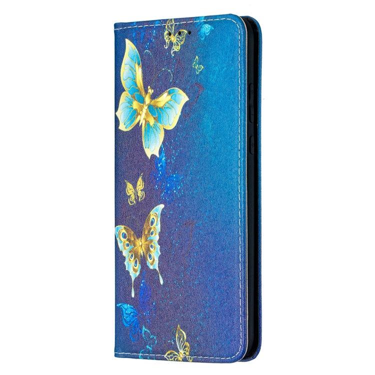 For Huawei P30 Lite case featuring a colorful drawing pattern and magnetic closure, made from PU leather and TPU material.