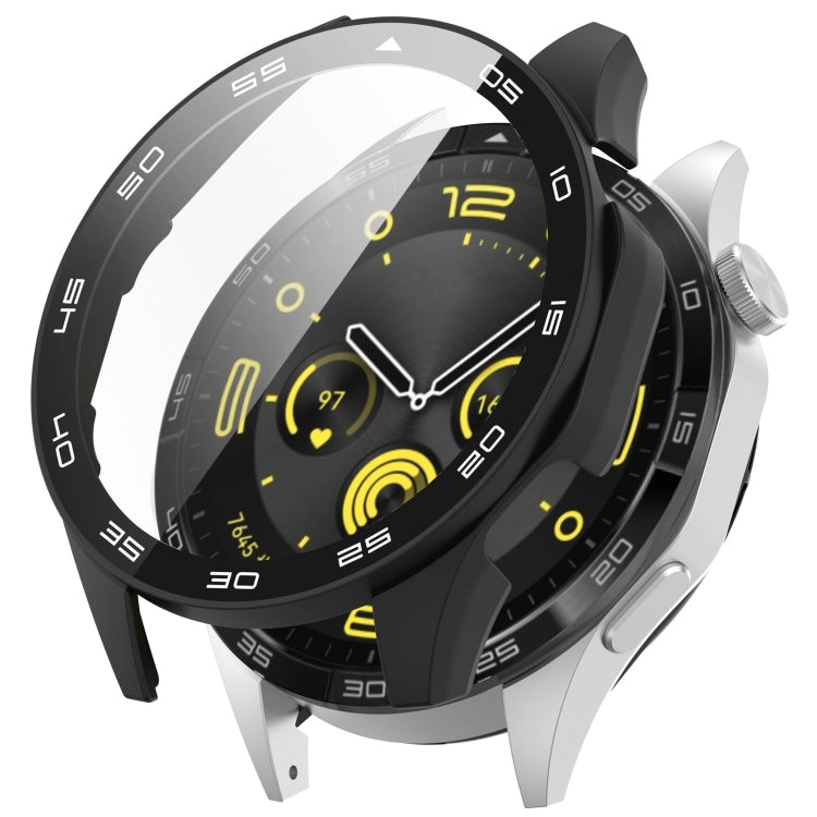 PC + Tempered Glass Integrated Watch Case for Huawei Watch GT 4 46mm, showcasing its lightweight and protective features.