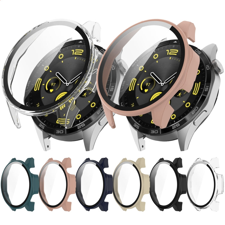 PC+Tempered Glass Integrated Smart Watch Case for Huawei Watch GT4 41mm, showcasing its lightweight and protective design.