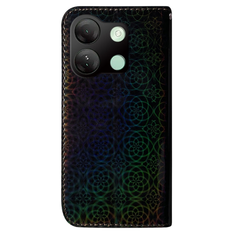 Infinix Smart 7 HD Colorful Magnetic Buckle Leather Phone case showcasing vibrant colors and a sleek design.