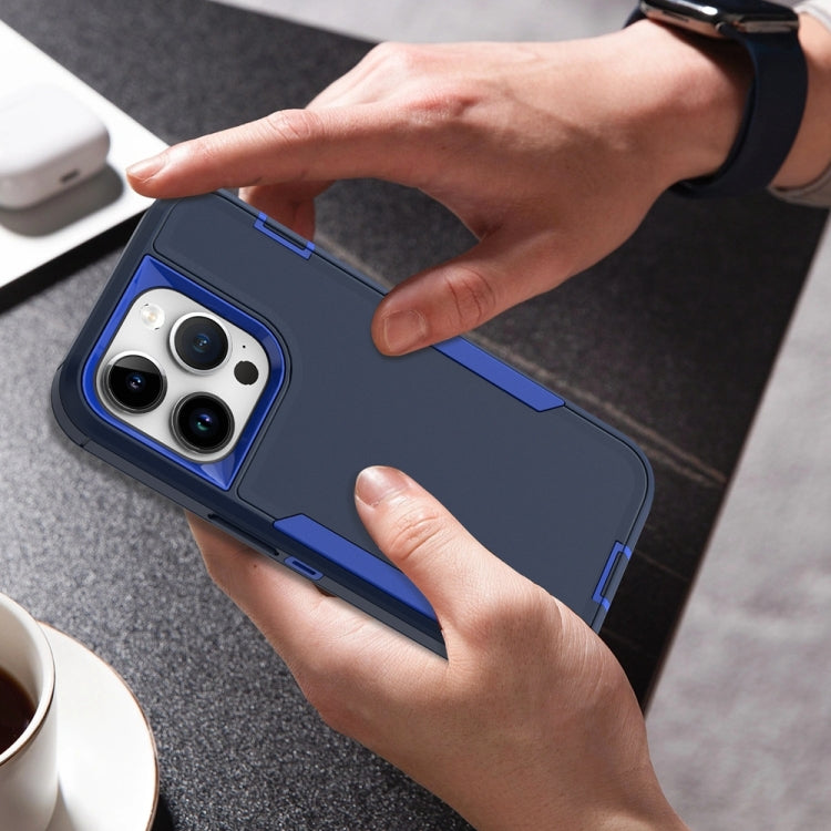 Black 2 in 1 Magnetic PC + TPU Phone Case for iPhone 11, showcasing its sleek design and durable materials.