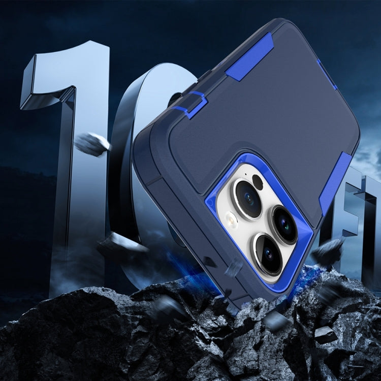 Black 2 in 1 Magnetic PC + TPU Phone Case for iPhone 11, showcasing its sleek design and durable materials.