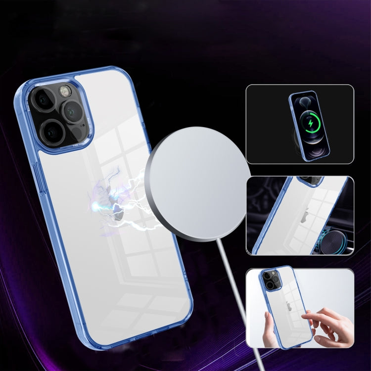 For iPhone 12 Pro Ice Color Clear Acrylic Hybrid TPU Phone Case showcasing its sleek design and protective features.