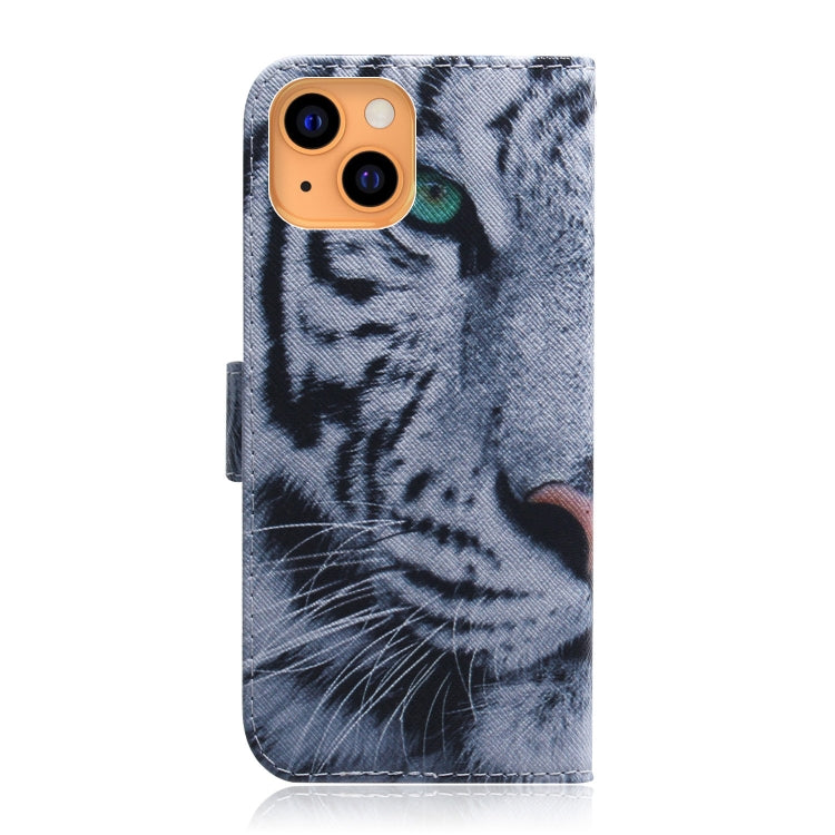 For iPhone 13 Coloured Drawing Horizontal Flip Leather Case showcasing its stylish design and functional features.