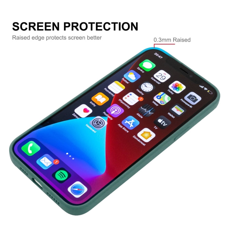 Hat-Prince ENKAY Liquid Silicone Shockproof Case for iPhone 13 Pro, showcasing its sleek design and protective features.