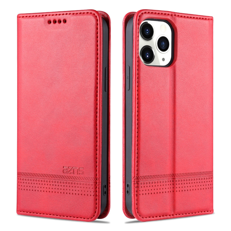 AZNS Magnetic Calf Texture Horizontal Flip case for iPhone 13 Pro Max, showcasing its sleek design and premium material.