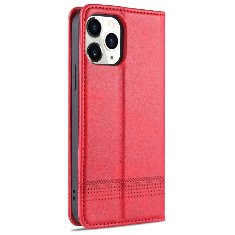 AZNS Magnetic Calf Texture Horizontal Flip case for iPhone 13 Pro Max, showcasing its sleek design and premium material.