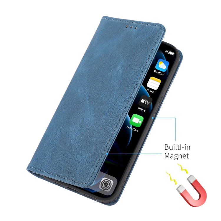 For iPhone 13 Pro Max case featuring strong magnetic closure and Crazy Horse texture, providing stylish protection.