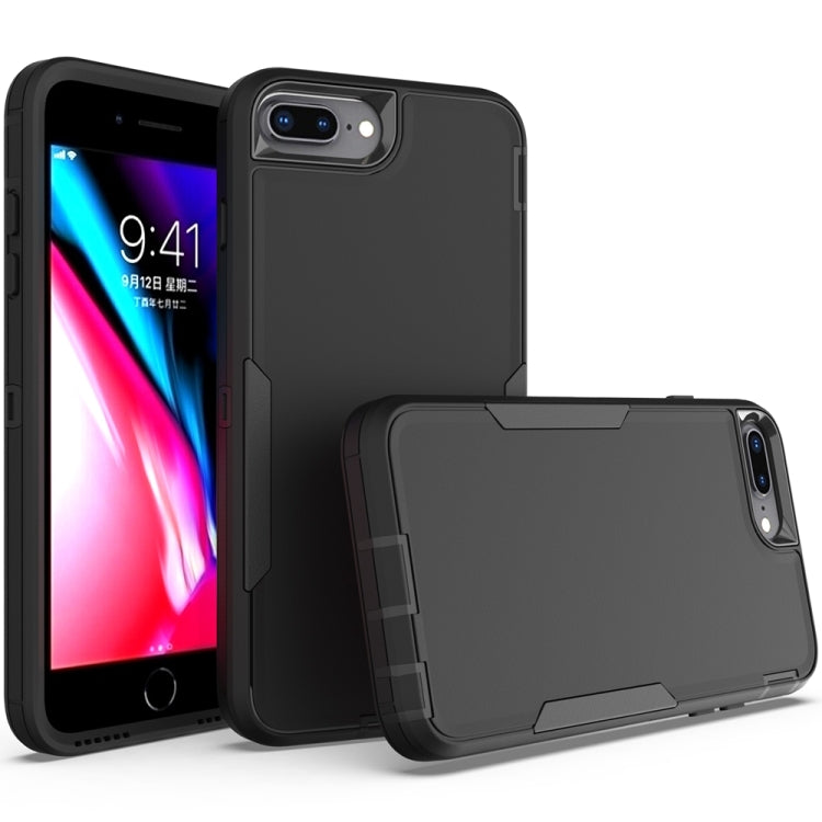 2 in 1 Magnetic PC + TPU Phone case for iPhone 6 Plus, 7 Plus, and 8 Plus, showcasing its durable design and lightweight structure.