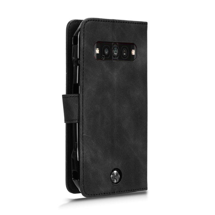 Stylish magnetic flip leather phone case for Kyocera Torque G06 KYG03, featuring card slots and a durable design.