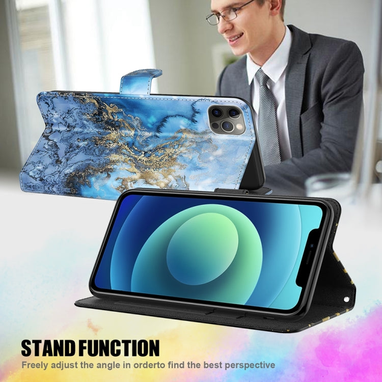 Stylish 3D painting pattern flip leather phone case for Motorola Moto G14, showcasing its design and functionality.