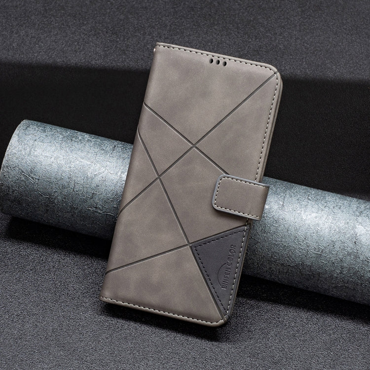 Realme 11 4G Magnetic Buckle Leather Case with Rhombus Texture, showcasing its stylish design and practical features.