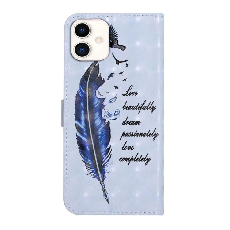 Blue oil embossed leather phone case for Samsung Galaxy A05 with 3D drawing design, showcasing durability and style.