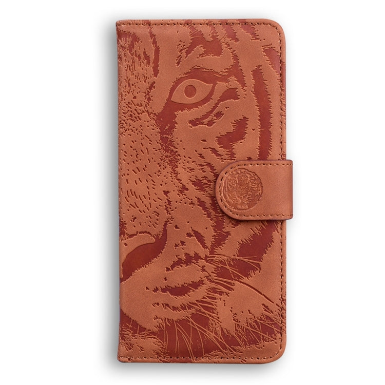 For Samsung Galaxy A05 Tiger Embossing Pattern Flip Leather Phone Case showcasing its stylish design and functional features.