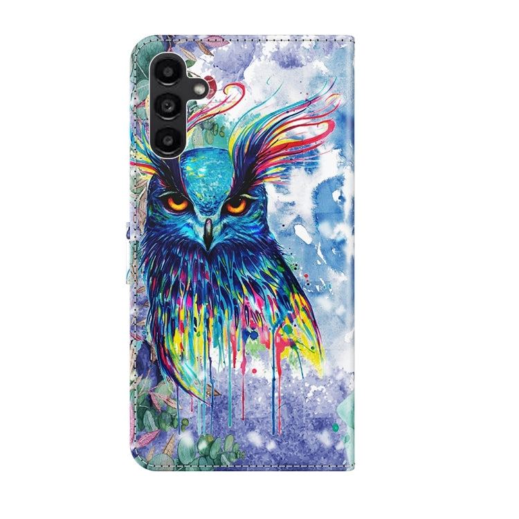 Samsung Galaxy A05s 3D Painting Pattern Flip Leather Phone Case showcasing its stylish design and functional features.