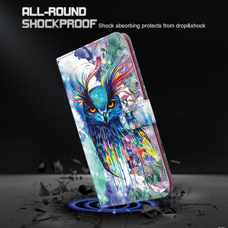 Samsung Galaxy A05s 3D Painting Pattern Flip Leather Phone Case showcasing its stylish design and functional features.