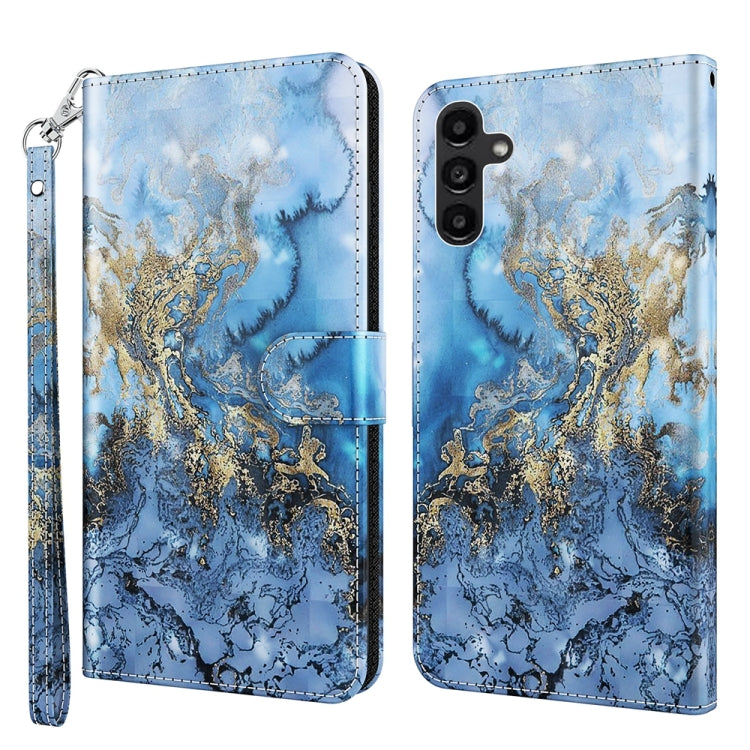 Samsung Galaxy A05s 3D Painting Pattern Flip Leather Phone Case showcasing vibrant design and protective features.