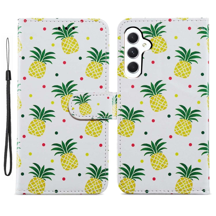 For Samsung Galaxy A05s Painted Pattern Horizontal Flip Leather Phone Case showcasing its stylish design and functional features.