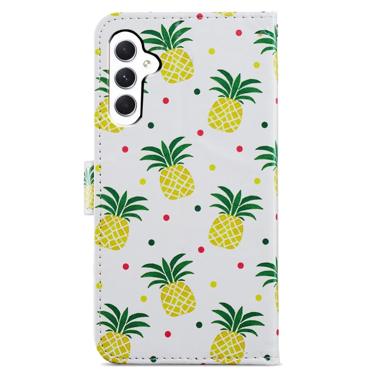 For Samsung Galaxy A05s Painted Pattern Horizontal Flip Leather Phone Case showcasing its stylish design and functional features.