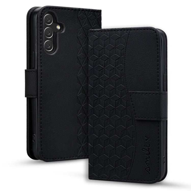 For Samsung Galaxy A14 Diamond Buckle Leather Phone Case showcasing its stylish design and functional features.