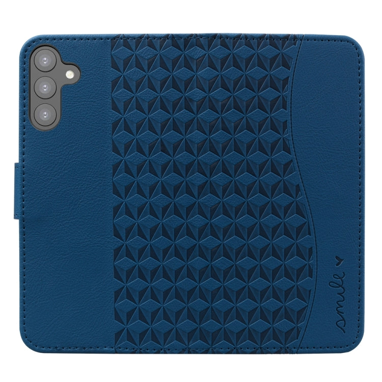 Diamond Buckle Leather Phone Case for Samsung Galaxy A24 4G and A25 5G, showcasing its stylish design and functional features.